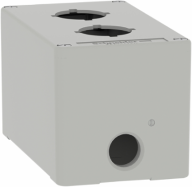 Harmony XAP Empty Control Station, 80x130mm, Zinc Alloy, 2 Cut-Outs  30mm