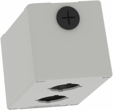 Harmony XAP Empty Control Station, 80x130mm, Zinc Alloy, 2 Cut-Outs  30mm