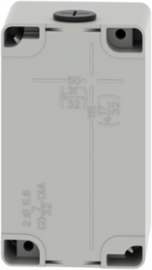 Harmony XAP Empty Control Station, 80x130mm, Zinc Alloy, 2 Cut-Outs Ø30mm