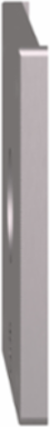 Drilled Front Plate, 72x72mm, Ø 22mm Cutout, Anodized Aluminum, IP65/IP67