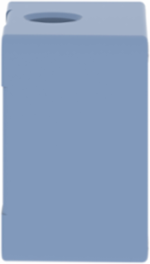Empty control station, Harmony XAP, zinc alloy, grey, undrilled, 22mm, 80x80x51.5mm