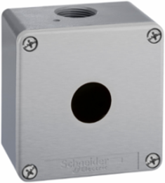 Die-Cast Control Station, 1 Cut-Out Ø 22mm, IP65, 80x80x77mm