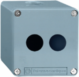 Harmony XAP Empty Control Station, Die-Cast Zinc, IP65/IP67, 2 Cut-Outs, 22mm