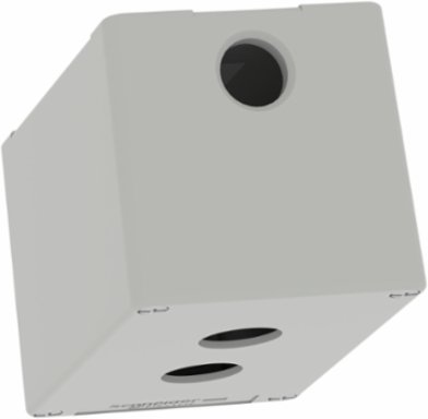 Harmony XAP Die-Cast Empty Control Station, Grey, 2 Cut-Outs, 22 mm