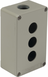 Harmony XAP Die Cast Control Station, 3 Cut-Outs, IP65/IP67, 130x80x51.5mm