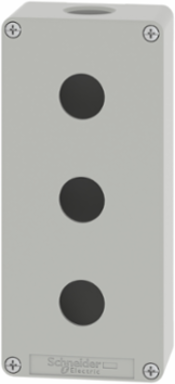 Harmony XAP Die Cast Control Station, 3 Cut-Outs, IP65, 175x80x51.5 mm