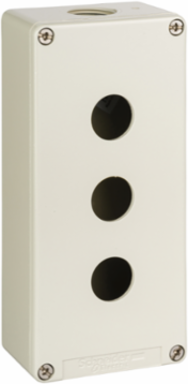 Harmony XAP Die Cast Control Station, 3 Cut-Outs, IP65, 175x80x51.5 mm