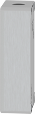 Die-Cast Empty Control Station, 4 Cut-Outs, Ø 22mm, IP65, Grey