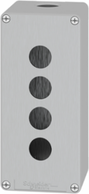 Harmony XAP Metal Control Station, 4 Cut-Outs, 22mm, IP65, 175x80x77mm