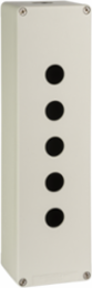 Die-Cast Empty Control Station with 5 Cut-Outs, Ø 22 mm, IP65, 0.830 kg