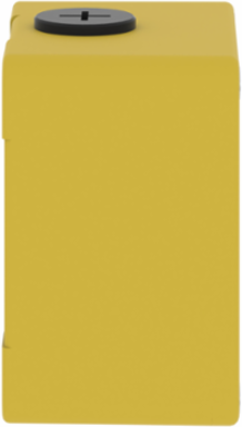 Harmony XAP Empty Control Station - 80 x 80 x 51.5 mm, Zinc Alloy, Yellow
