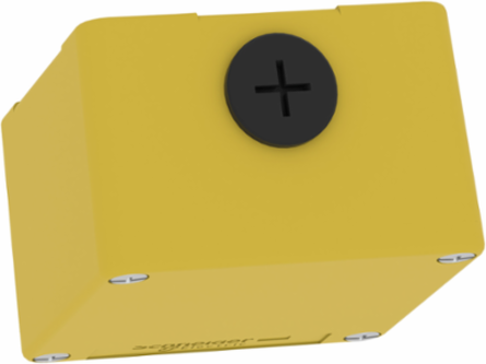 Harmony XAP Empty Control Station - 80 x 80 x 51.5 mm, Zinc Alloy, Yellow