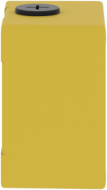 Die Cast Control Station, Yellow, 80x80x51.5mm, 1 Cut-Out 22mm