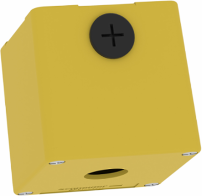Harmony XAP Die Cast Empty Control Station, 1 Cut-Out 22mm, 80x80x77mm, IK07, IP65
