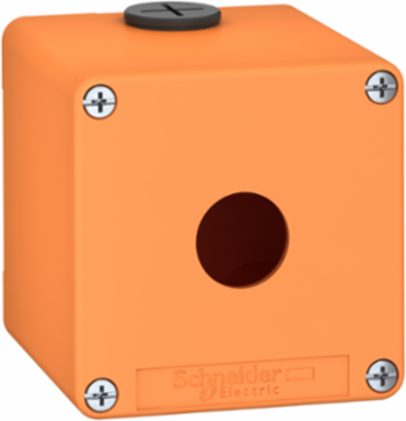 Harmony XAP Empty Control Station, 1 Cut-Out Ø 22mm, 80x80x77mm, Zinc Alloy