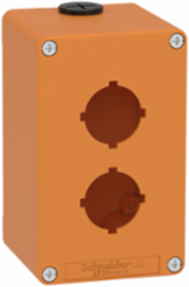 Harmony XAP Empty Control Station, Orange, 80x130x77 mm, 2 Cut-Outs