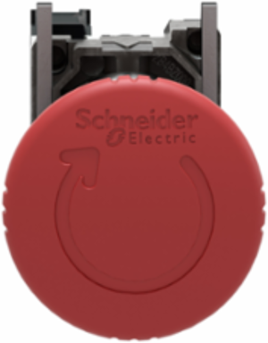 Emergency Stop Pushbutton, 22mm, Red Mushroom Ø 40mm, IP66, NEMA 4X