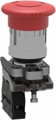Emergency Stop Pushbutton, 22mm, Red Mushroom   40mm, IP66, NEMA 4X