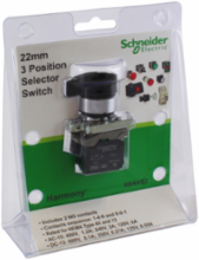 Harmony XB4 Selector Switch, 22mm, 3 Positions, IP69K