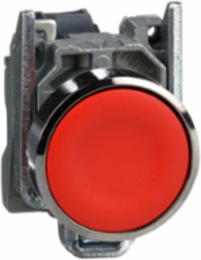 Harmony XB4 Red Metal Push Button 22mm, Spring Return, IP66/IP67/IP69K