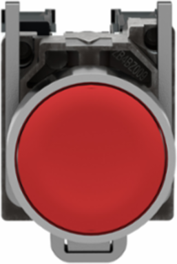 Harmony XB4 22mm Red Metal Push Button, Spring Return, IP66/IP67