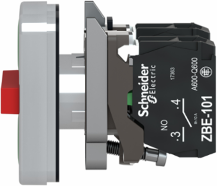 Harmony XB4 Triple-Headed Push Button, 22mm, IP69K, 3 NO + 1 NC