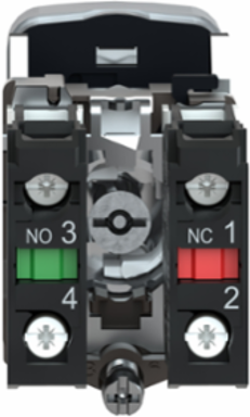 Harmony XB4 Triple-Headed Push Button, 22mm, IP69K, 3 NO + 1 NC
