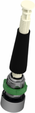 Harmony XB4 Manual Overload Reset Push Button 22mm, IP66, Black Flush