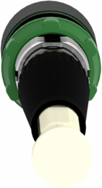Harmony XB4 Manual Overload Reset Push Button 22mm, IP66, Black Flush