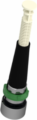 Manual Overload Reset Push Button, 22mm, Red, IP66, 30-130mm Actuation