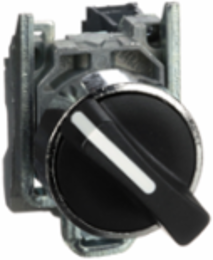 Harmony XB4 Black Metal Selector Switch 22mm, 2 Positions, IP69K