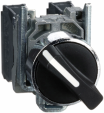 Harmony XB4 22mm Metal Selector Switch, 2 Positions, 1NO+1NC