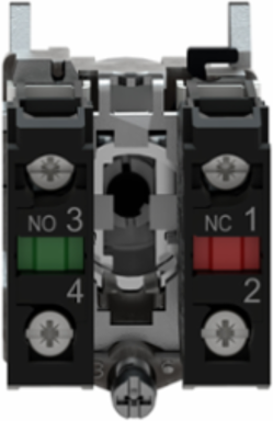 Harmony XB4 22mm Metal Selector Switch, 2 Positions, 1NO+1NC