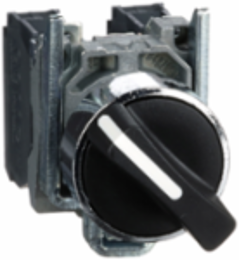 Harmony XB4 22mm Metal Selector Switch, 2 Positions, 1NO+1NC