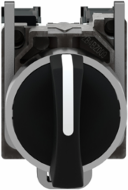 Harmony XB4 Selector Switch, 22mm, 3 Positions, IP69K, Stay Put, 2NO