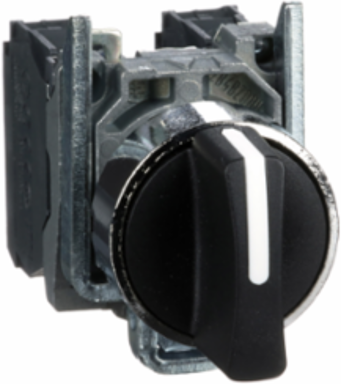 Harmony XB4 Selector Switch, 22mm, 3 Positions, Metal, IP66/IP67/IP69K