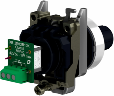 Harmony XB4 Metal Potentiometer 22mm 470k IP66/IP69K