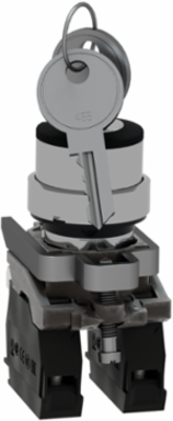 Harmony XB4 Key Switch Selector, 3 Positions, 22mm, IP66/IP67/IP69K