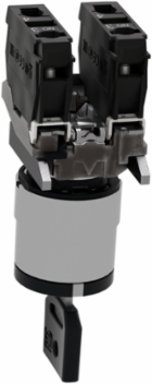 Harmony XB4 Key Switch Selector, 3 Positions, 22mm, IP66/IP67/IP69K