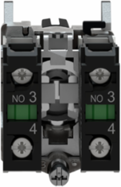 Harmony XB4 22mm Metal Selector Switch, 3 Position, IP69K, 2NO
