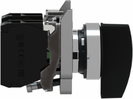 Harmony XB4 22mm Metal Selector Switch, 3 Position, IP69K, 2NO