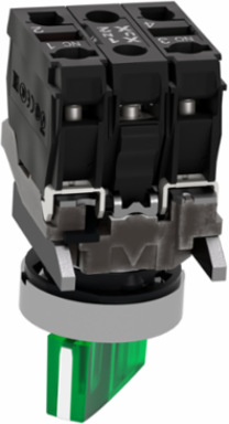 Harmony XB4 Illuminated Selector Switch, 22mm, 24V AC/DC, 1000000 Cycles