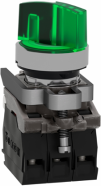 Harmony XB4 Illuminated Selector Switch, 22mm, 24V AC/DC, 1000000 Cycles