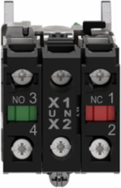 Harmony XB4 Illuminated Selector Switch, 22mm, 2 Positions, 110-120V AC