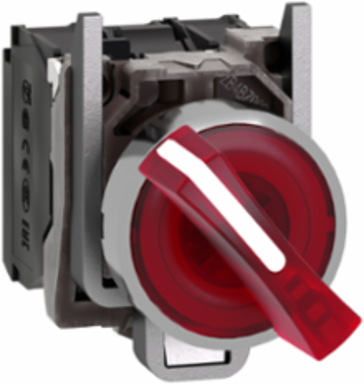 Harmony XB4 Illuminated Selector Switch, 22mm, 2 Positions, IP66/IP67/IP69K