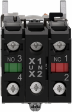 Harmony XB4 Illuminated Selector Switch, 22mm, 2 Positions, IP66/IP67/IP69K