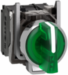 Harmony XB4 Illuminated Selector Switch 22mm, 3 Position, 24V AC/DC