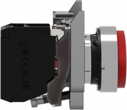 Harmony XB4 22mm Red Projecting Push Button, Spring Return, IP66