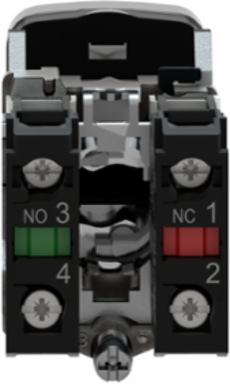 Harmony XB4 Double-Headed Push Button 22mm, 1NO+1NC, IP67