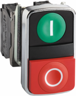 Harmony XB4 Double-Headed Push Button 22mm, 1NO+1NC, IP67
